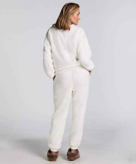 Fleece Snuggle Top, White