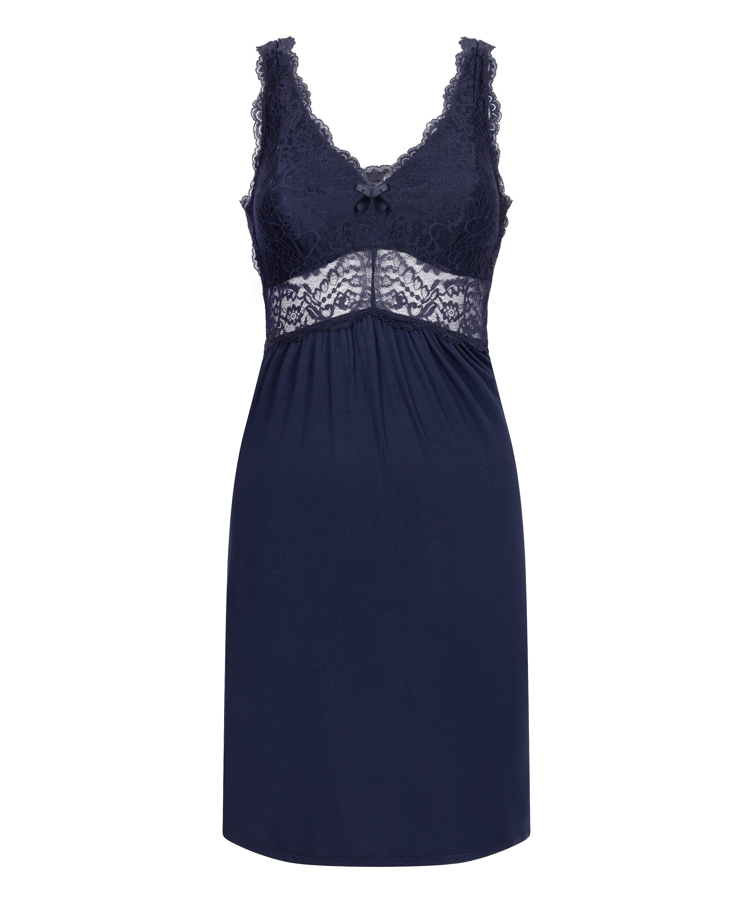 Nora Lace Slip Dress, Blue, main