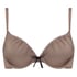 Padded underwired push-up bra Giselle, Brown