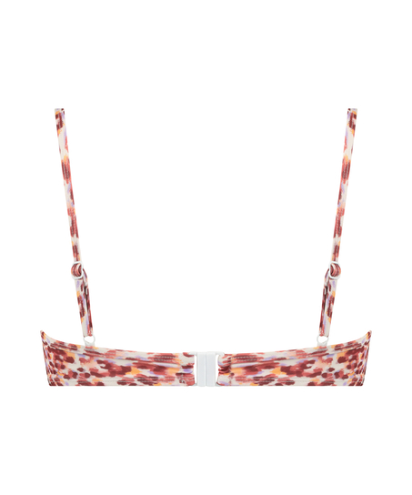 Tobago Padded Underwired Bikini Top, White