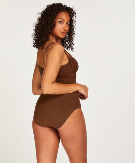 Seamless Enhancing High Waisted Knickers, Red