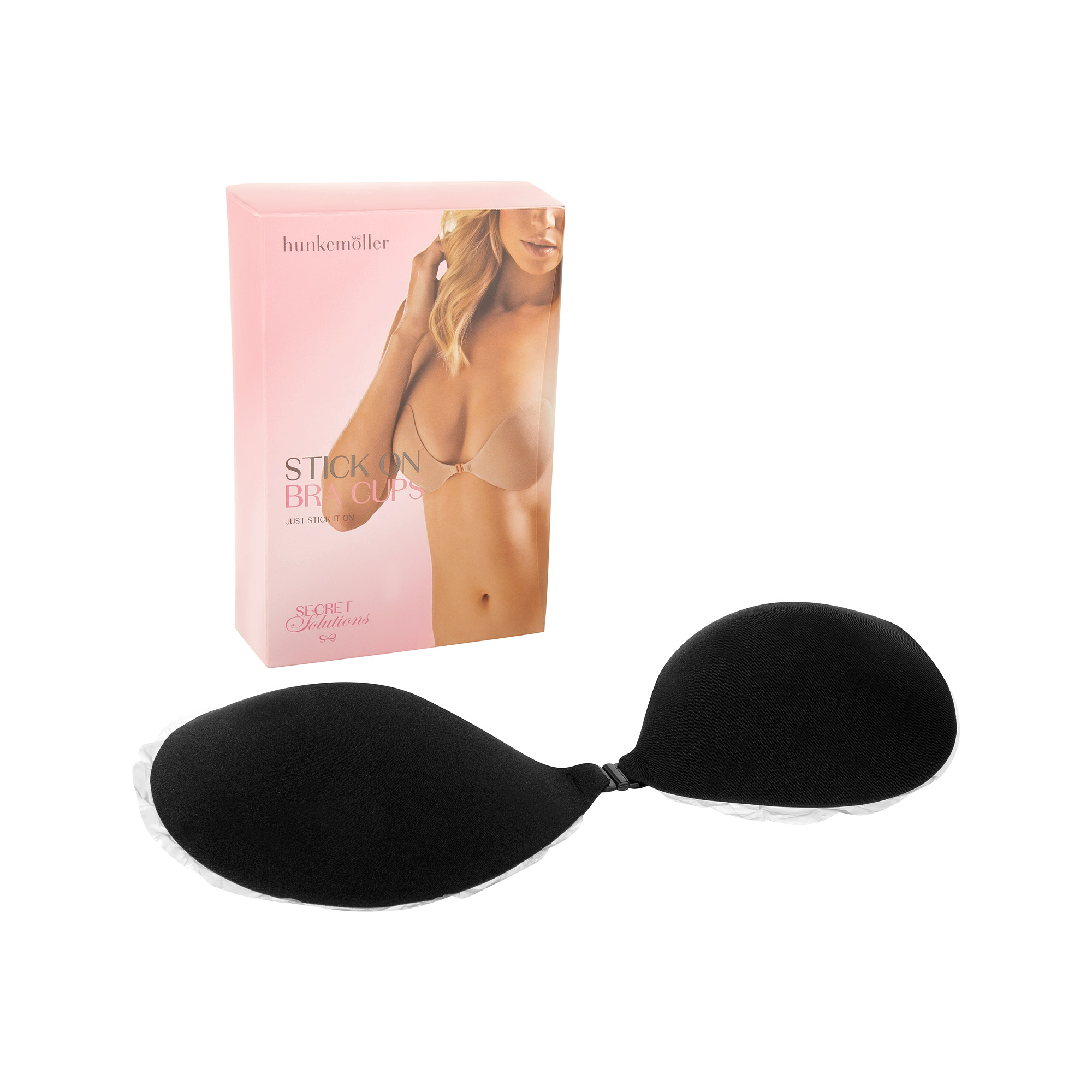 Adhesive bra, Black, main