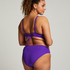 Eclipse Bikini Crop Top, Purple