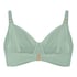 Non Padded Underwired Bikini Top Luxe, Green
