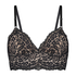 Rose Bralette, Black