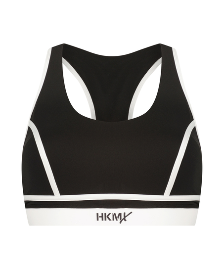 HKMX The Spirit Level 2 Sports Bra, Black