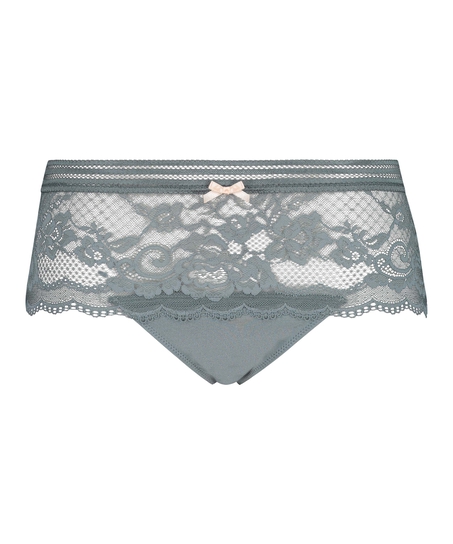 Loredana High Thong Boxers, Gray