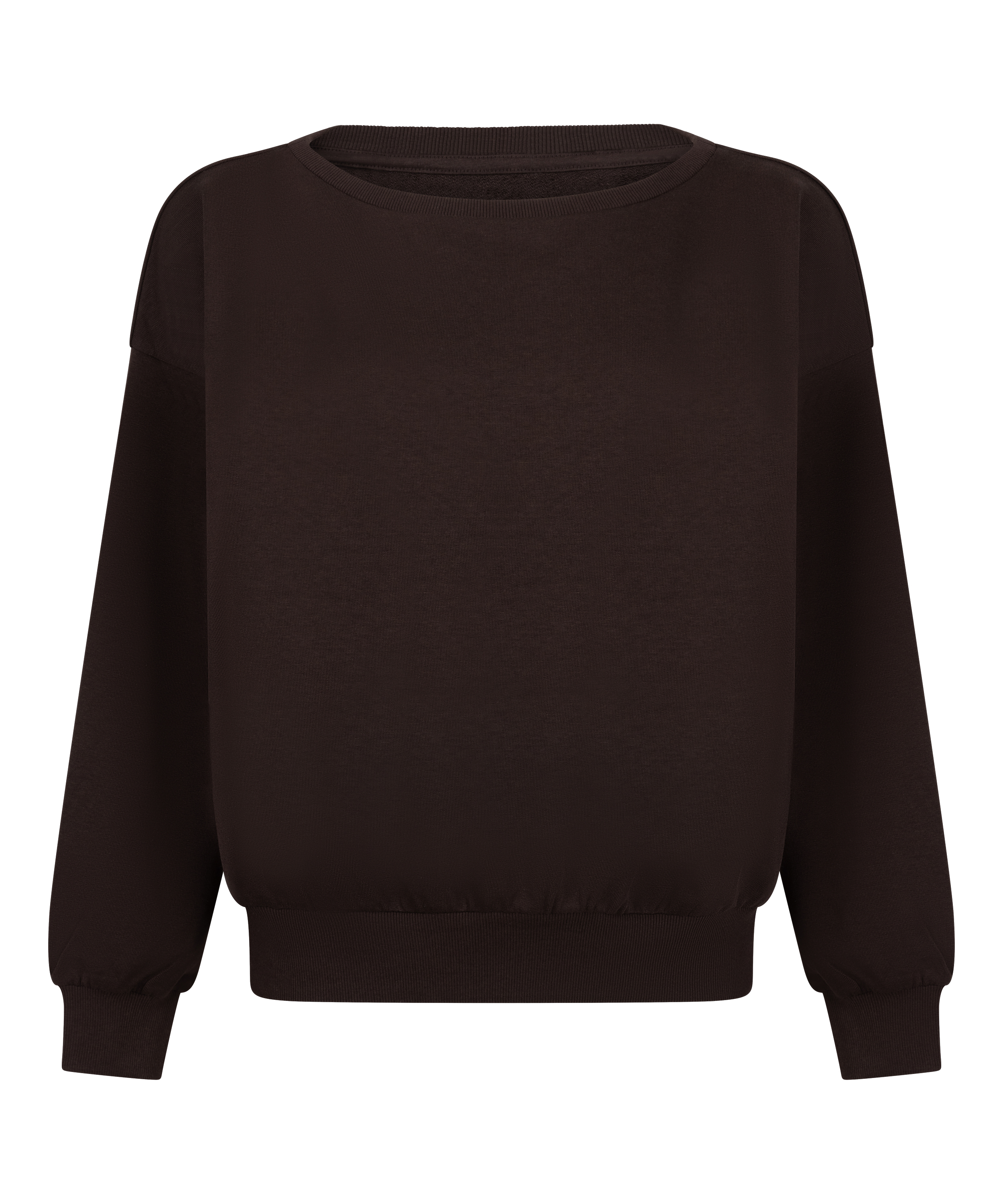 Boatneck Sweater Audrey, Brown, main