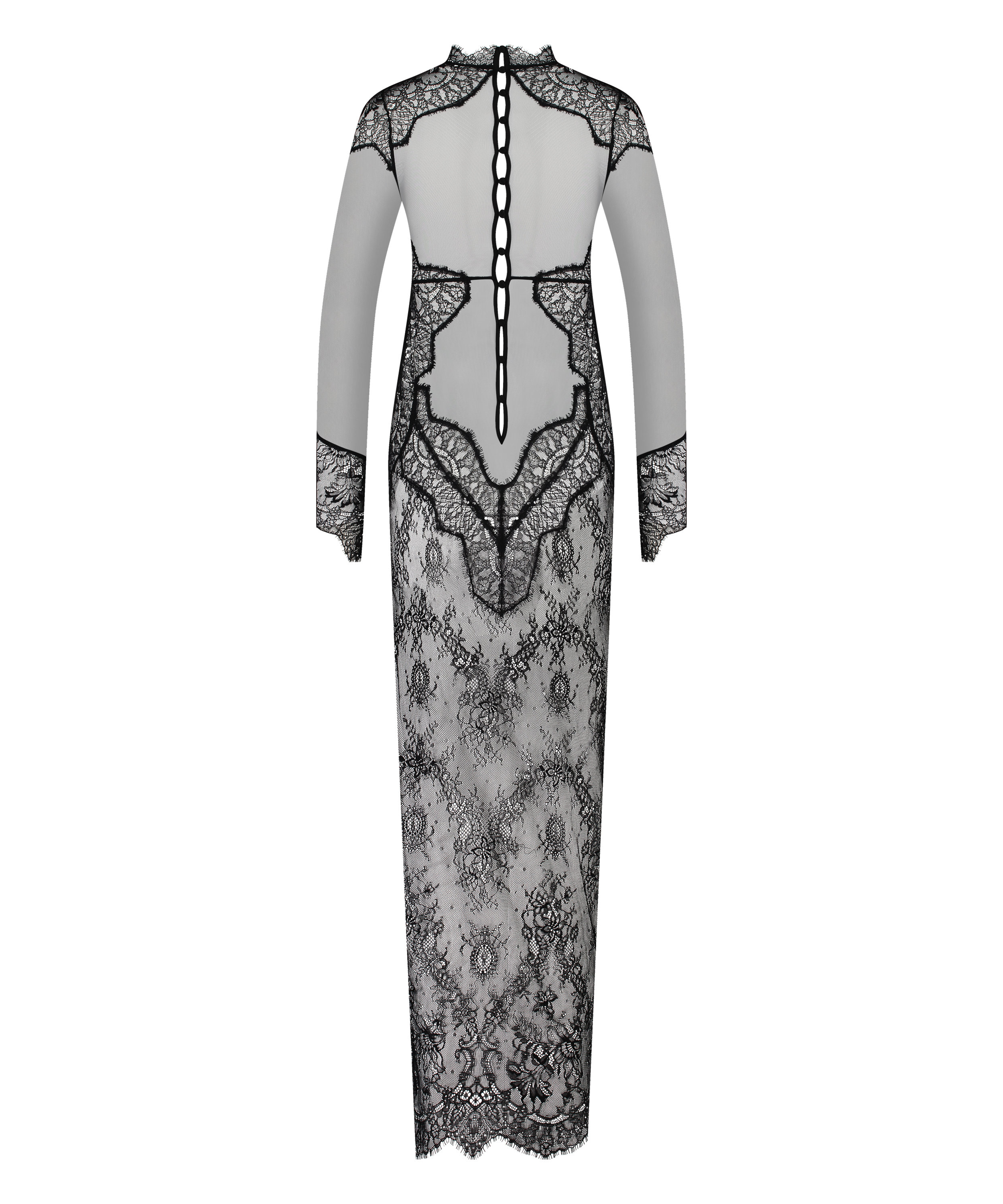 Melisande Slip dress, Black, main