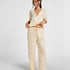 Satin Trousers, White