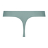 Invisible thong Stripe mesh, Green