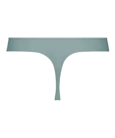 Invisible thong Stripe mesh, Green