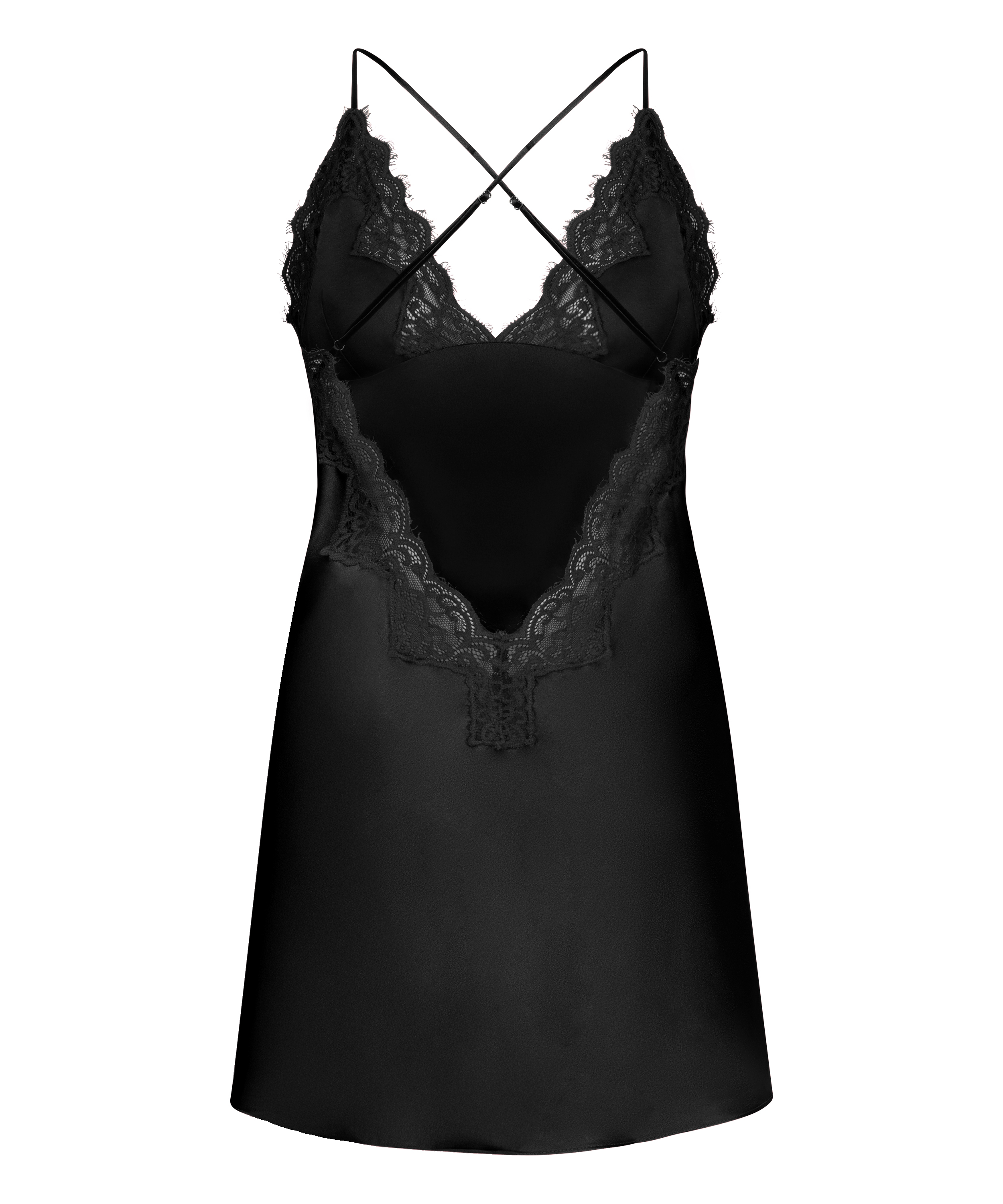 Mya Slipdress, Black, main
