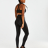 HKMX High waisted sport legging Mojave, Black