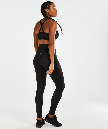 HKMX High waisted sport legging Mojave, Black