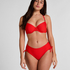 Midi Bikini Bottom Luxe, Red