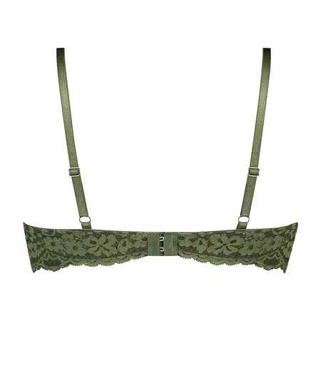 Rose Non-Padded Underwired Bra, Green