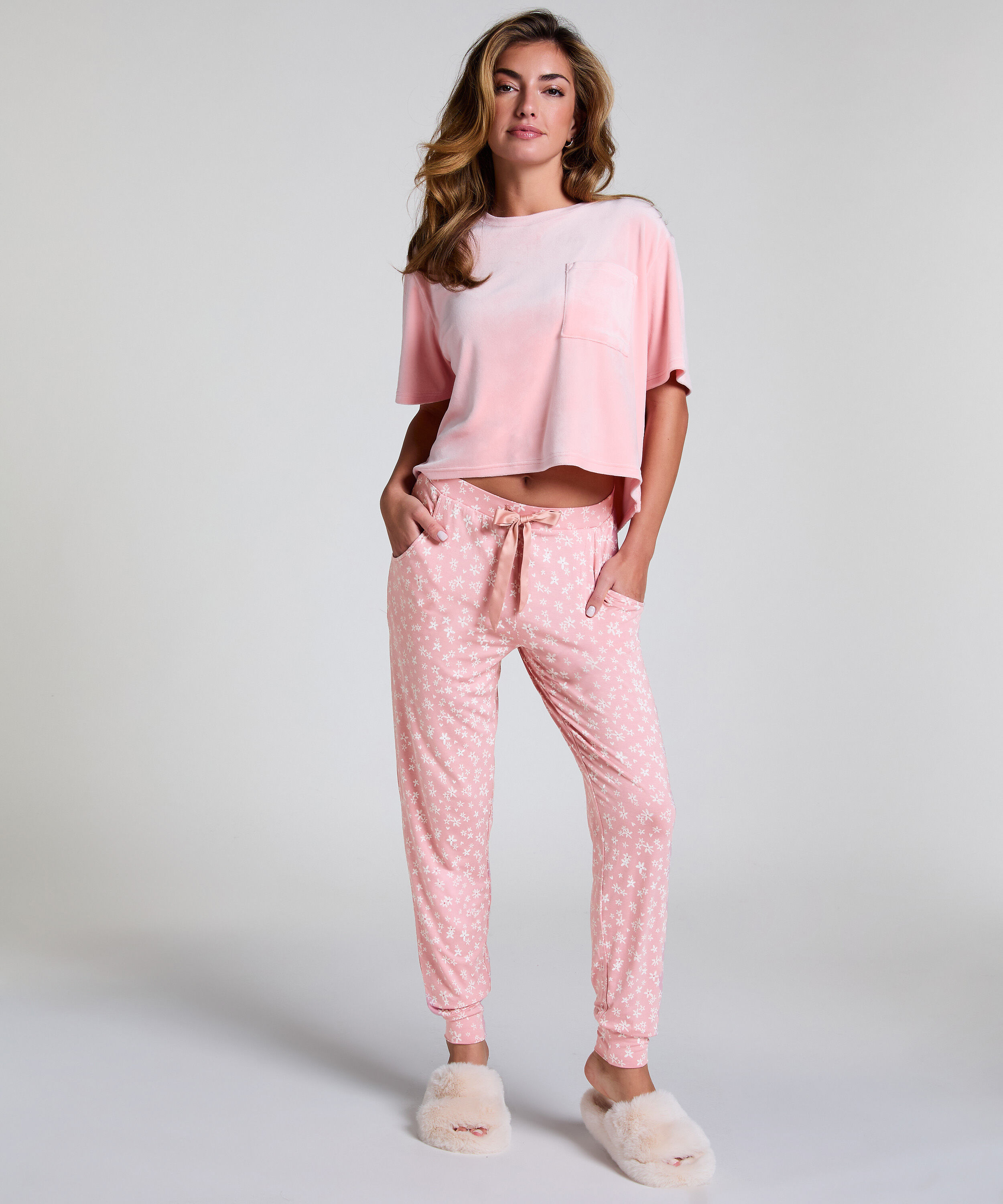 Jersey Pyjama Pants, Pink