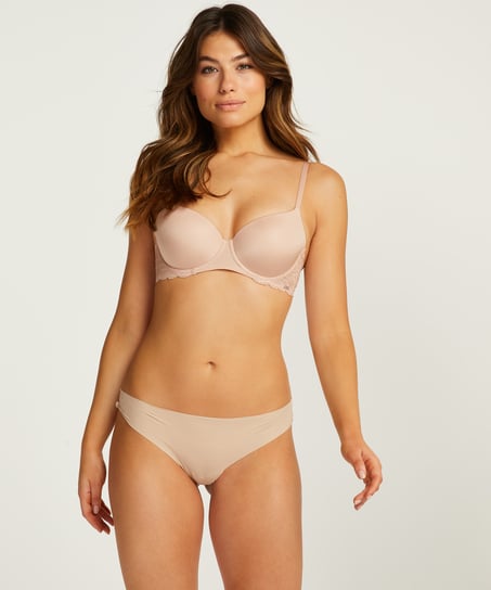 Invisible thong basic, Beige