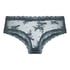 V-shaped Brazilian knickers mesh, Blue