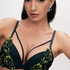Feyre Padded Underwired Push-Up Bra, Black
