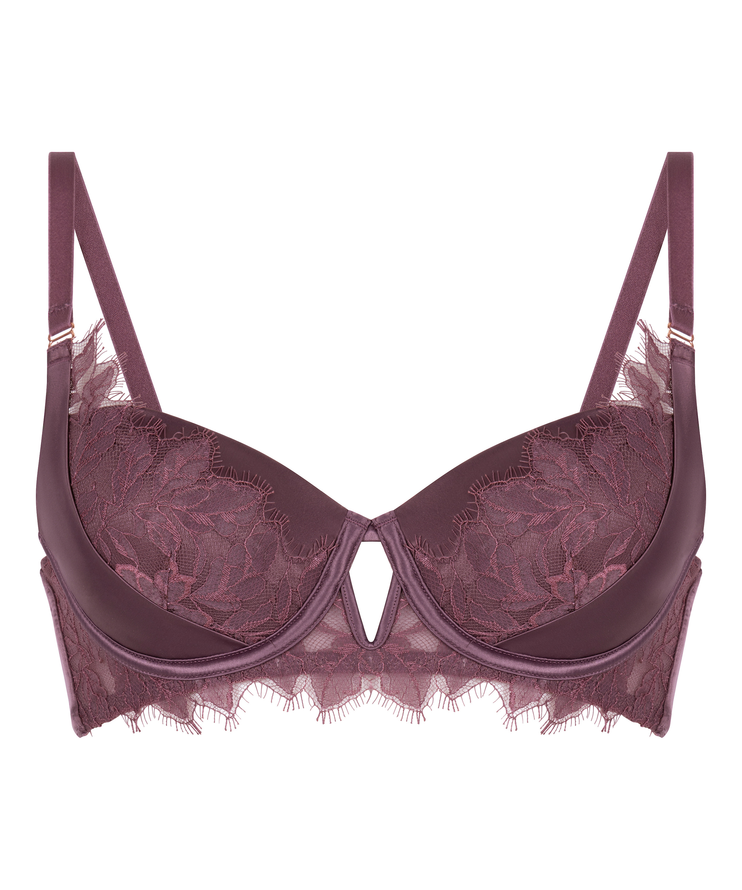 Malou Padded Underwired Bra, Purple, main