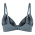 Mona padded non-underwired bra, Blue