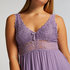 Nora Lace Slip Dress, Purple