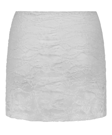 Beach Skirt Sunset Lace, White