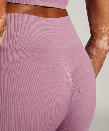 HKMX High waisted seamless sport legging, Purple