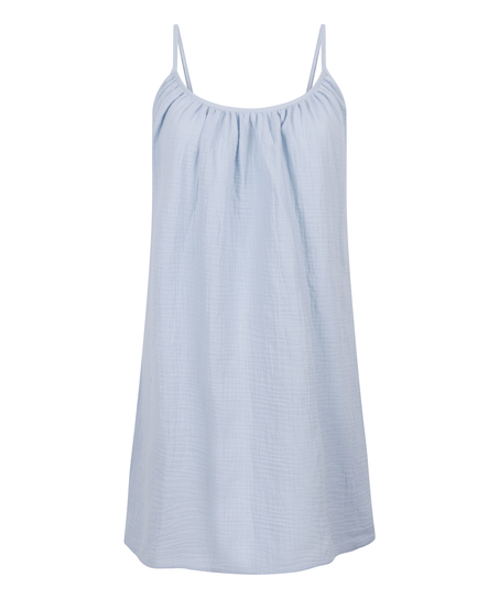 Muslin Slipdress, Blue