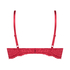 Rose Padded Underwired Bra, Red