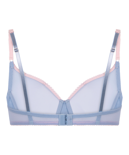 Roza Non-Padded Underwired Bra, Blue