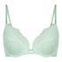 Harmony Padded Underwired Push-Up Bra, Green