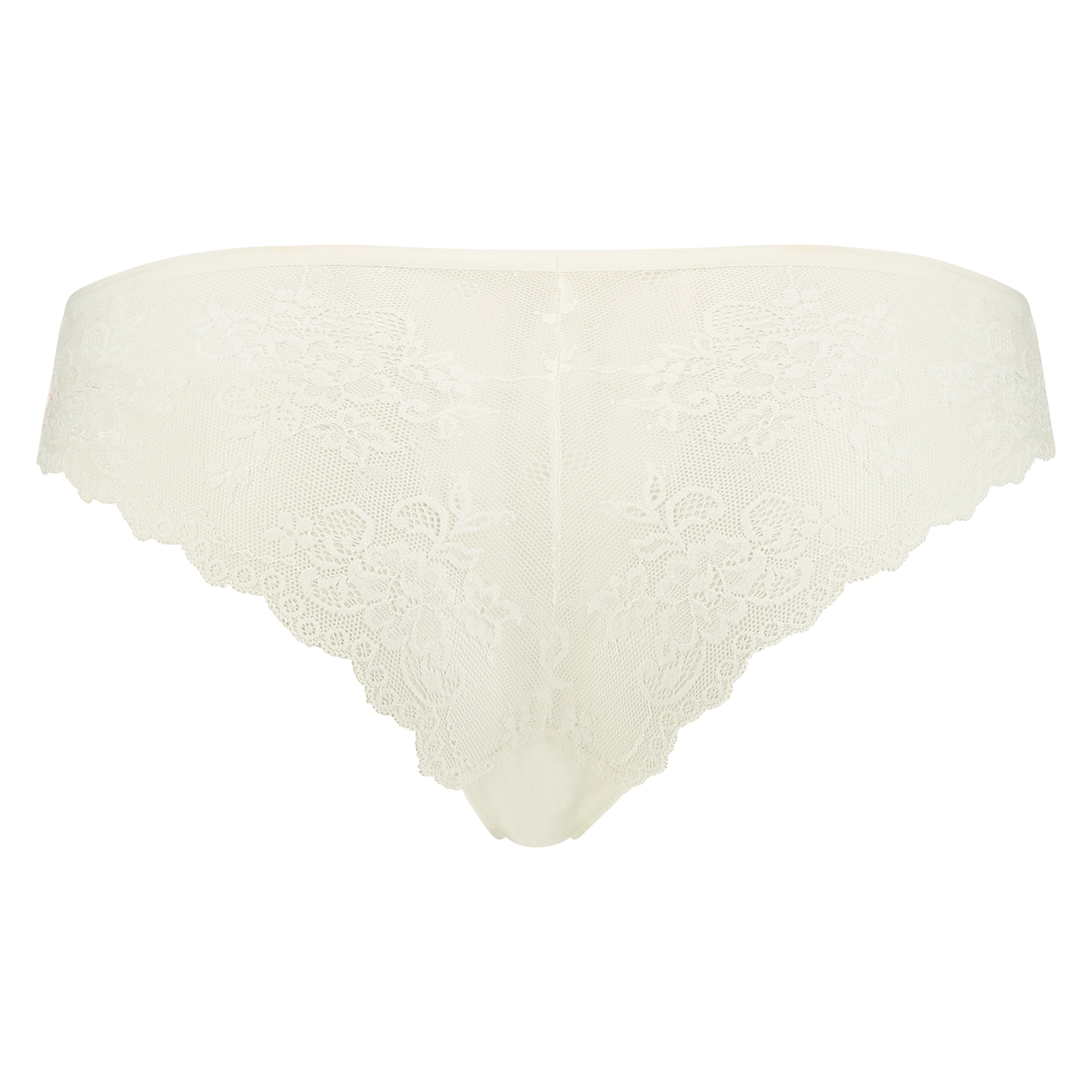 Invisible Lace Back Brazilian, White, main