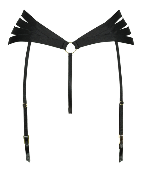 Femme High Leg Thong, Black