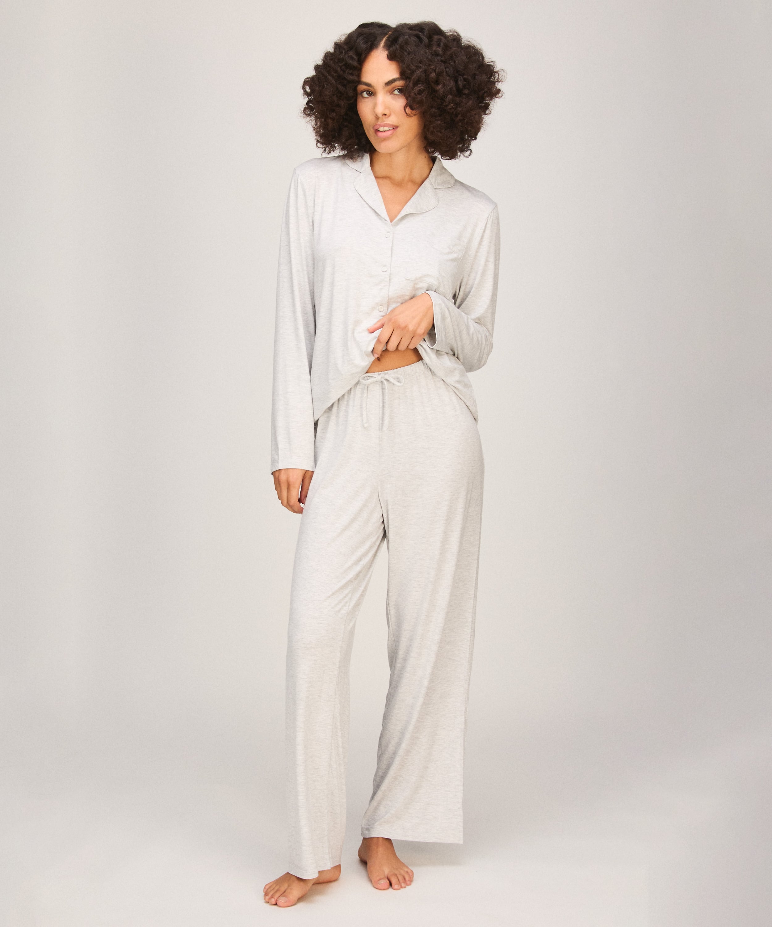 Pyjama Pant Essential, Gray, main