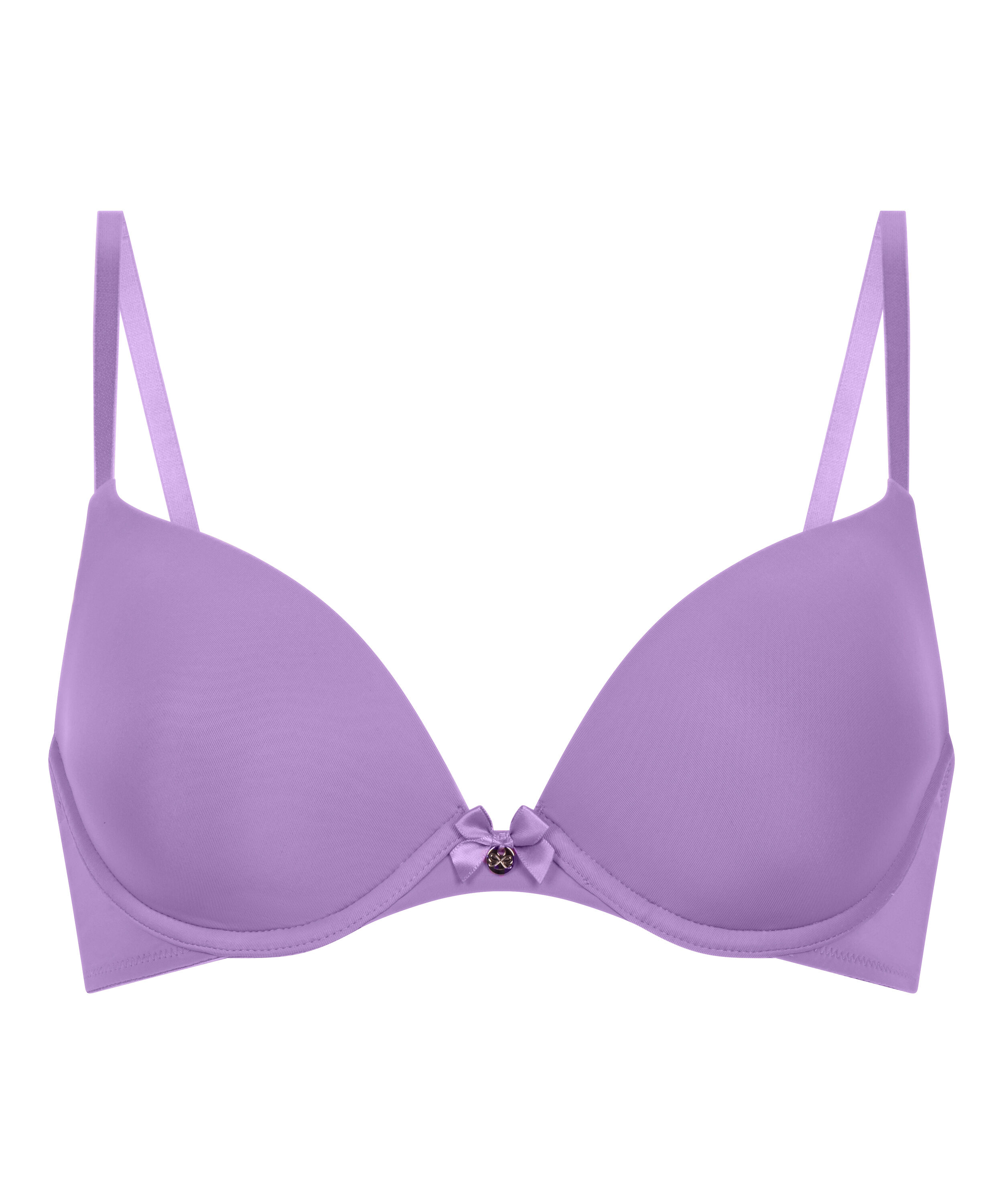 Plunge Padded Underwired Bra, Purple