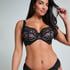 Daisy Non-Padded Underwired Bra, Black