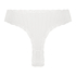 V-shaped Brazilian knickers mesh, White