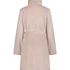 Fleece Zip Bathrobe, Pink