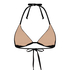 Boho Triangle Bikini Top, Black