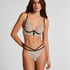 Agnes Non-Padded Underwired Longline Bra, White
