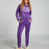 Velours top, Purple