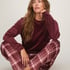 Velvet Pyjama Set, Purple