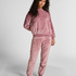 Pyjamaset Fleece Heart, Purple