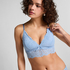 Posie Triangle Bralette, Blue