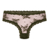 V-shaped Brazilian knickers mesh, Green