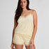 Velours Lace Cami Top, Yellow