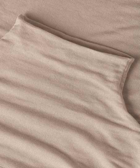 super soft Turtleneck shirt with Cashmere, Brown